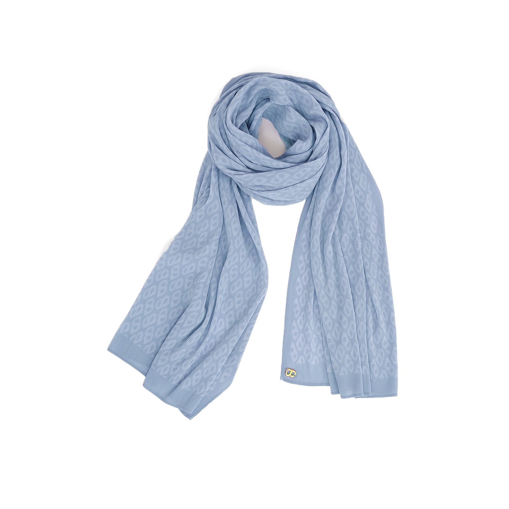 ButtonScarves Tapis Pleated Shawl - Breeze