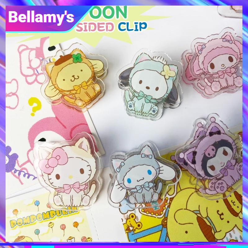 

COD ❤️ Klip Sanrio Lucu Klip Kartun Sisi Ganda Klip Penyimpanan File Siswa-Bellamy's