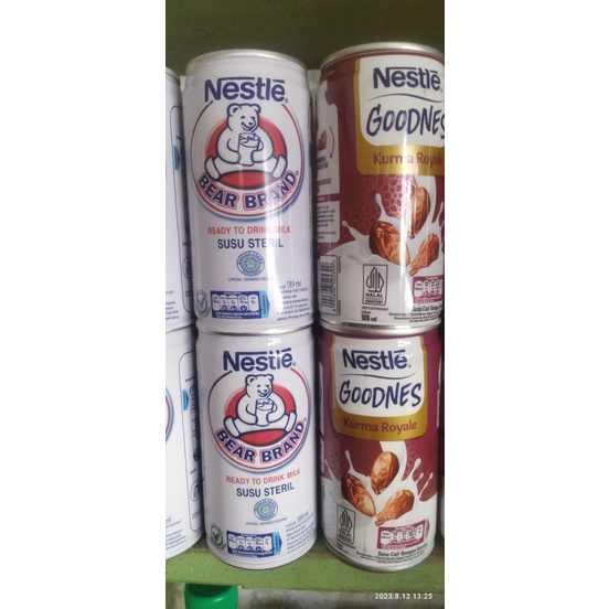 

Nestle Bear brand SUSU STERIL/murni 189ML