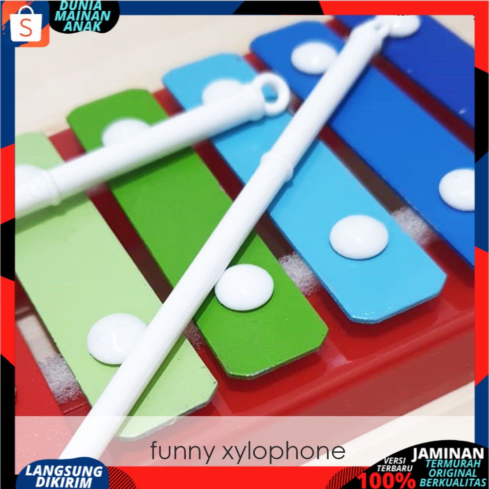 Mainan AnakAlat Music ST2514  Musik Pukul KIDS XYLOPHONE / funny xylophone Gamblang Xilophone Kolintang Kulintang