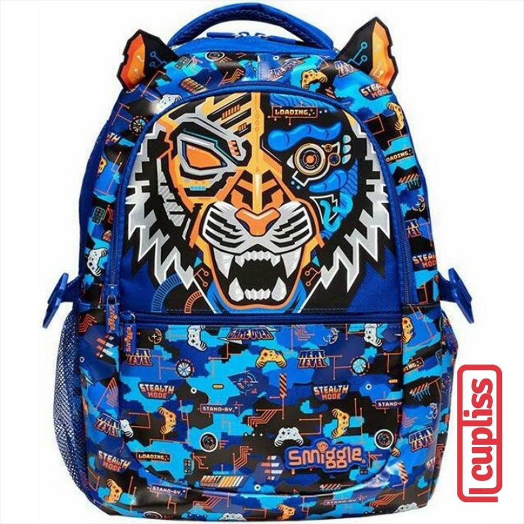 SMIGGLE Backpack Bag 444243 Attach Hey Navy Tas Ransel Anak