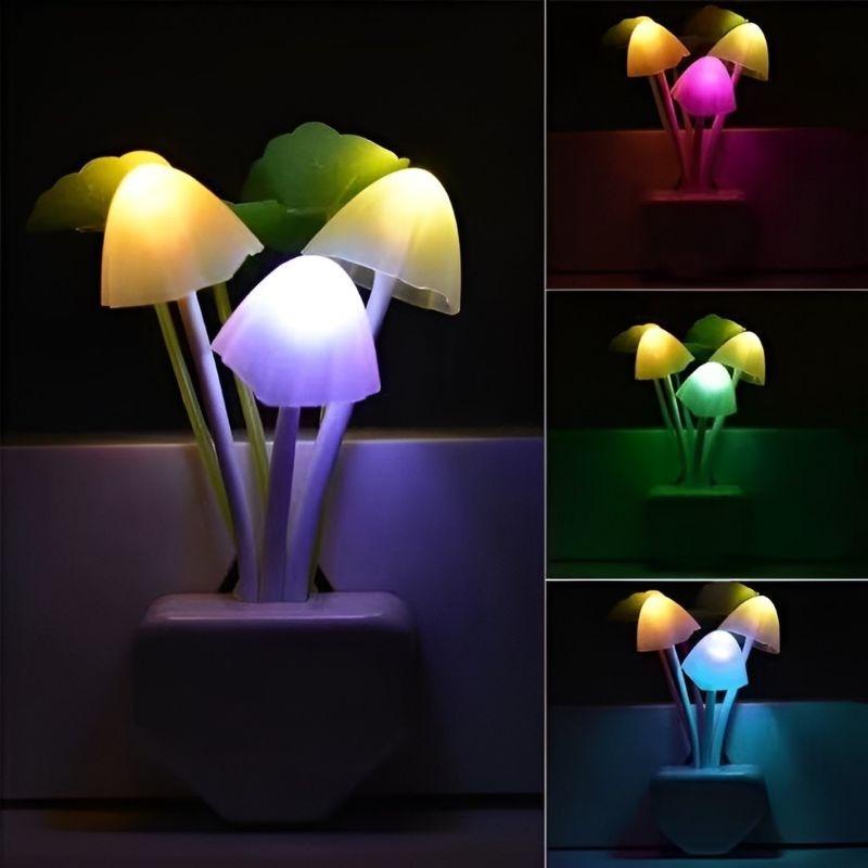 Lampu Tidur Jamur Avatar Sensor Mushroom Lamp LED Night Lampu Hias