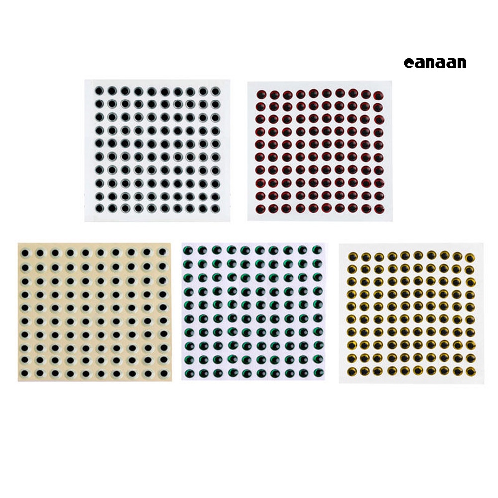 Cnn-100 Pcs 3-9mm Mata Umpan Ikan 3D Hologram Lure Alat Fly Tying Jigs Kerajinan