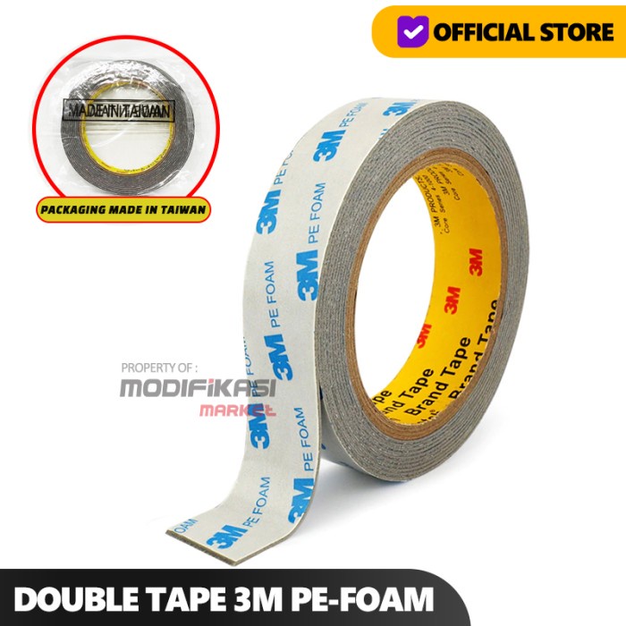 

DISKON SHOPEE/ Double tape 3m pe foam 2cm x 4meter