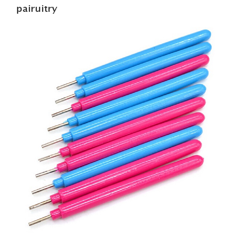 Prt 10pcs Random Slotted Paper Quilling Tools Muticolor Plastik DIY Paper Craft New PRT