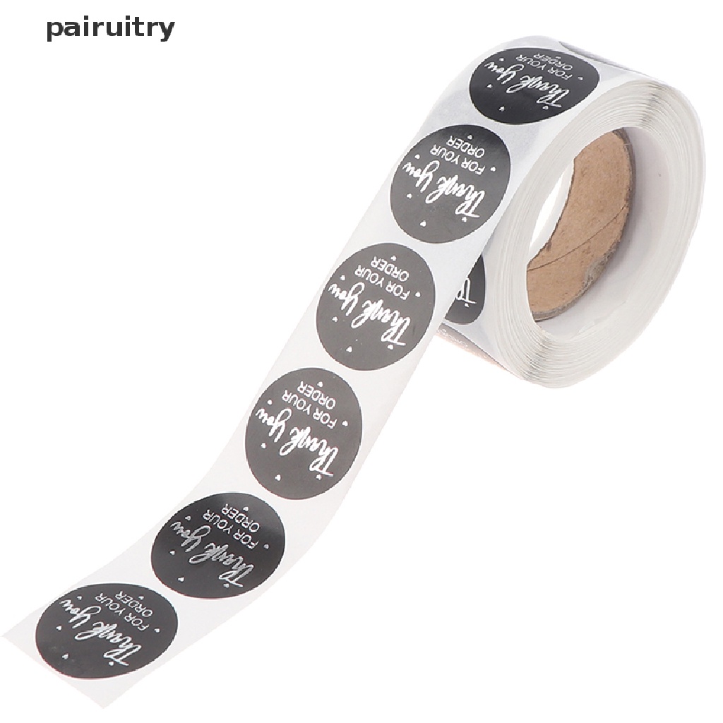 Prt 500Pcs/roll Stiker Label Perekat Thank You Untuk Scrapbooking Cupcakes Dekor PRT