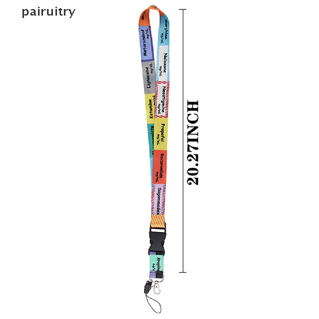 Prt Ransitute Lanyard Kartu Kredit ID Holder Tas Dokter Perawat Mahasiswa Wanita PRT