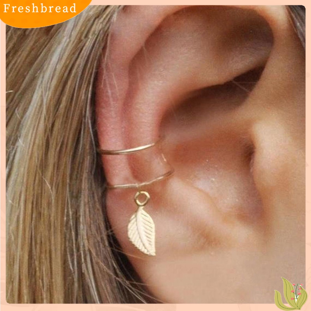 &lt; Freshbread &gt; 5Pcs/Set Kreatif Ganda C Berbentuk U Tulang Rawan Tanpa Tindik Anting Klip Telinga