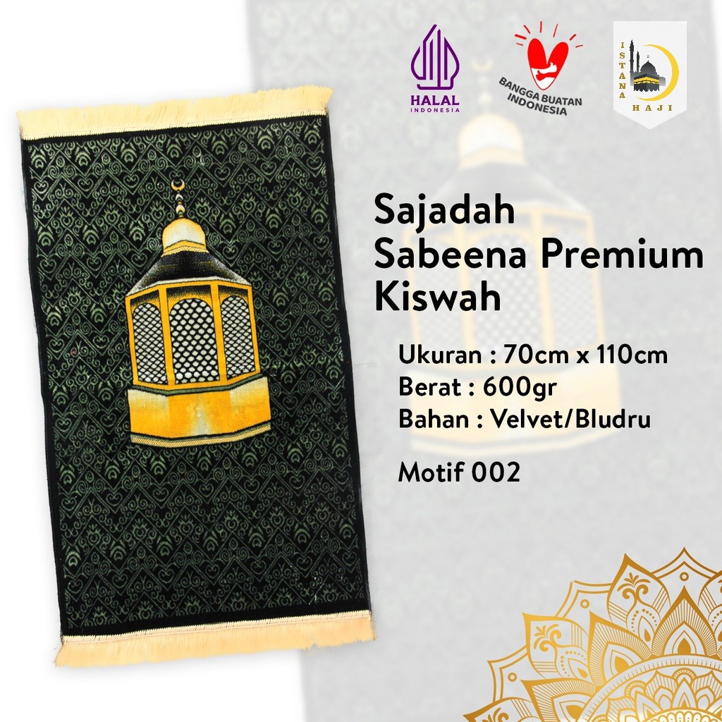Sajadah Kiswah Premium Sejadah Turki Dewasa