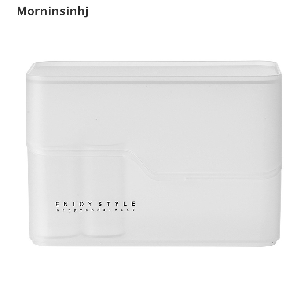 Mornin Kotak Penyimpanan Kosmetik Makeup Organizer Dengan 2laci Case Brush Lip Holder id