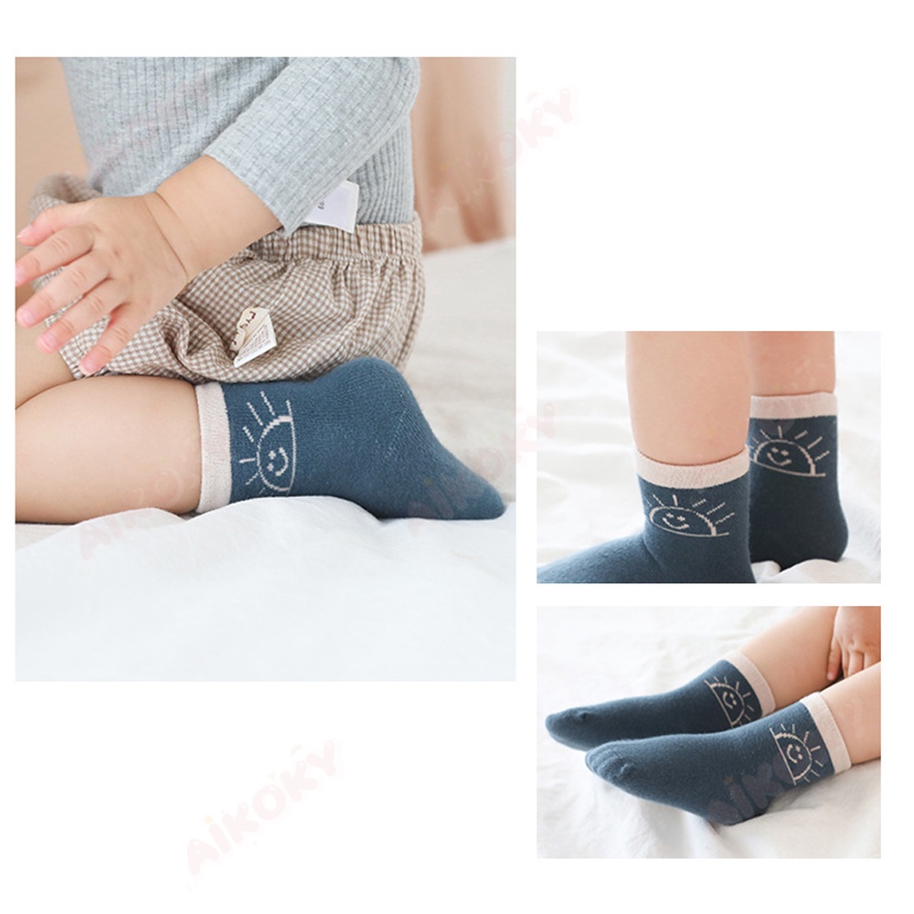 Aikoky Kaos Kaki Bayi Karakter 5 PCS/Set