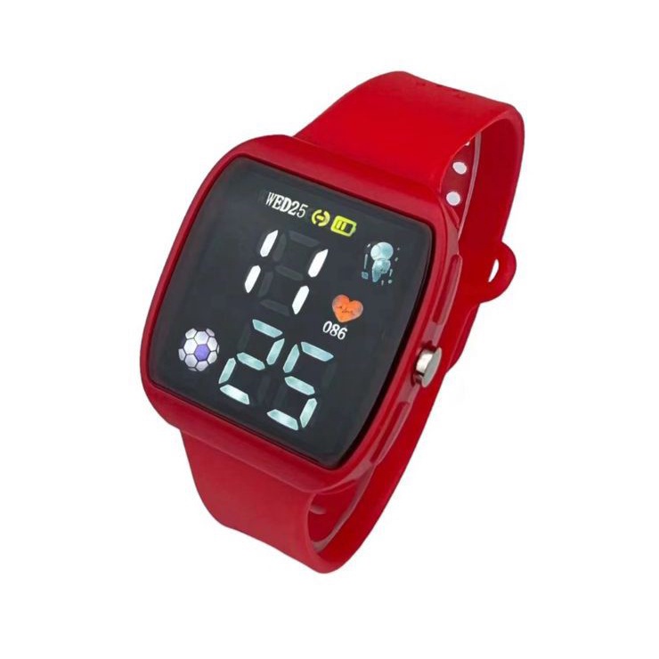 JAM TANGAN PRIA WANITA DIGITAL RUBBER M-120 (G_W)