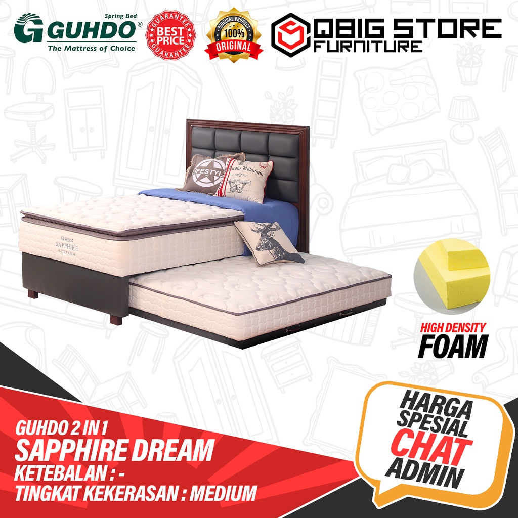 Guhdo Spring bed 2in1 Sapphire Dream Set Metropolis