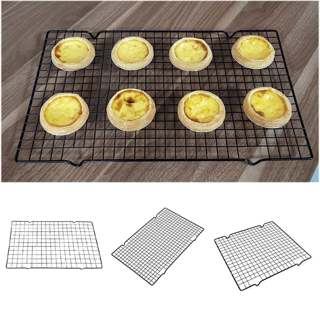 Kawat Baja Roti Pizza Kue Anti Lengket Cooling Rack Oven Tray Food Shelf Pan Alat Panggang Rumah Tangga Heavy Duty