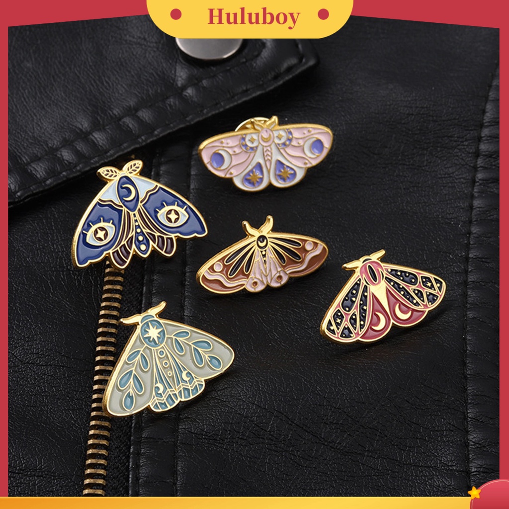 {Ready Stock} Wanita Bros Ngengat Enamel Indah Pin Tas Lucu Khusus Untuk Hadiah