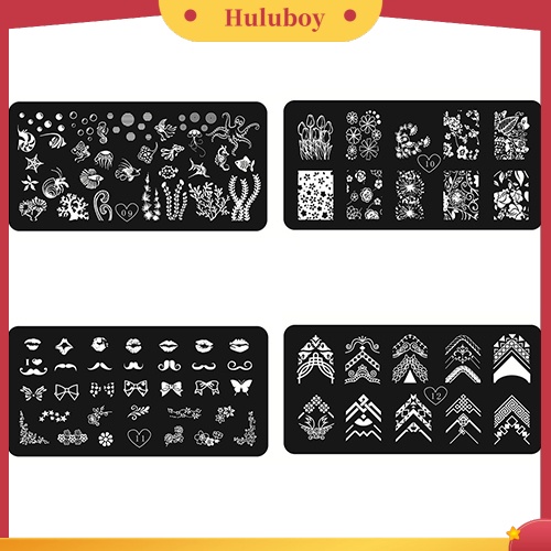 {In Stock} Nail Art Printing Gambar Polish Stamp Plate Scraper Stamper Manicure DIY Template