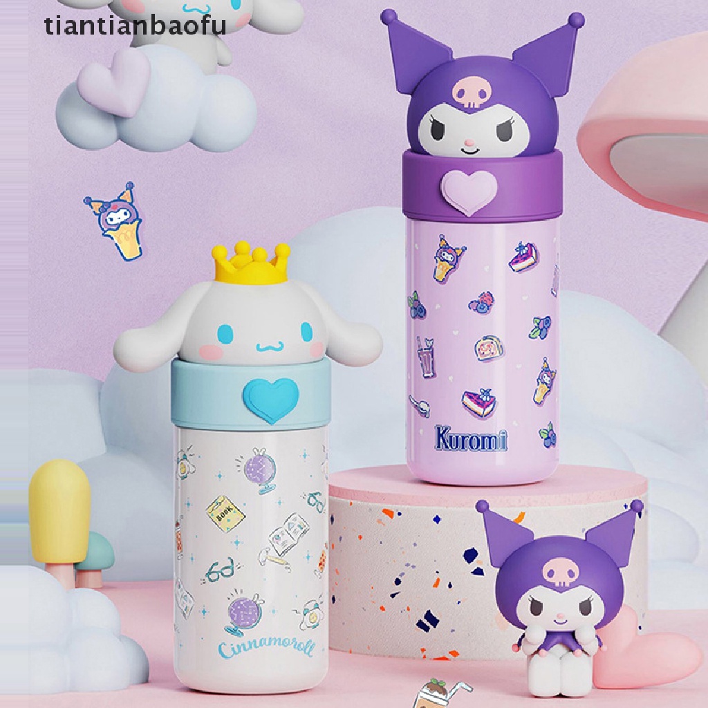 [tiantianbaofu] 350ml Kawaii Anime Thermos Cup Stainless Steel Cangkir Air Termos Hadiah Ulang Tahun Butik