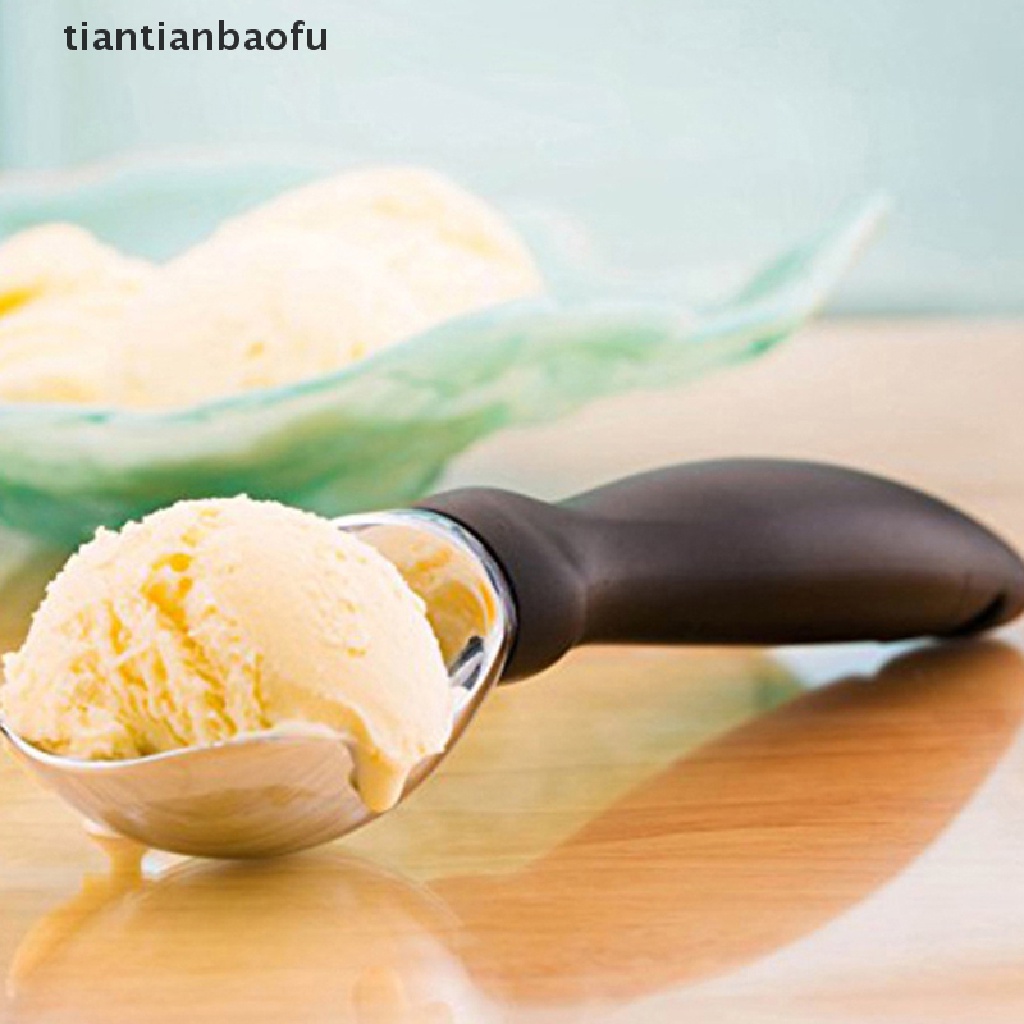 [tiantianbaofu] 1pc Zinc Alloy Es Krim Sendok Ice Cream Scoop Gali Bola Sendok Alat Dapur Butik