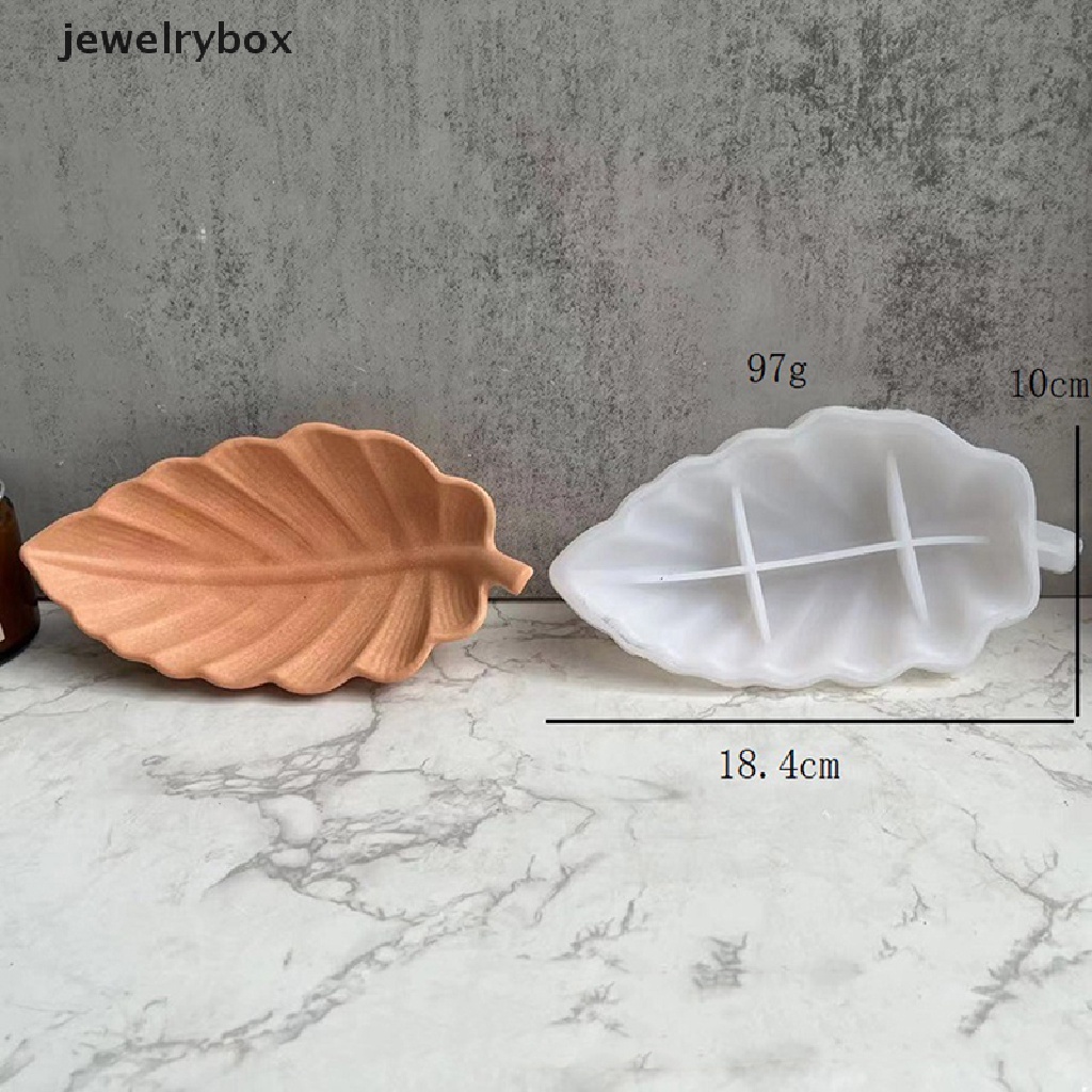 [jewelrybox] 1pc Ginkgo Leaf Leaves Maple Leaf Cetakan Silikon Handmade Leaf Tray Mould Butik