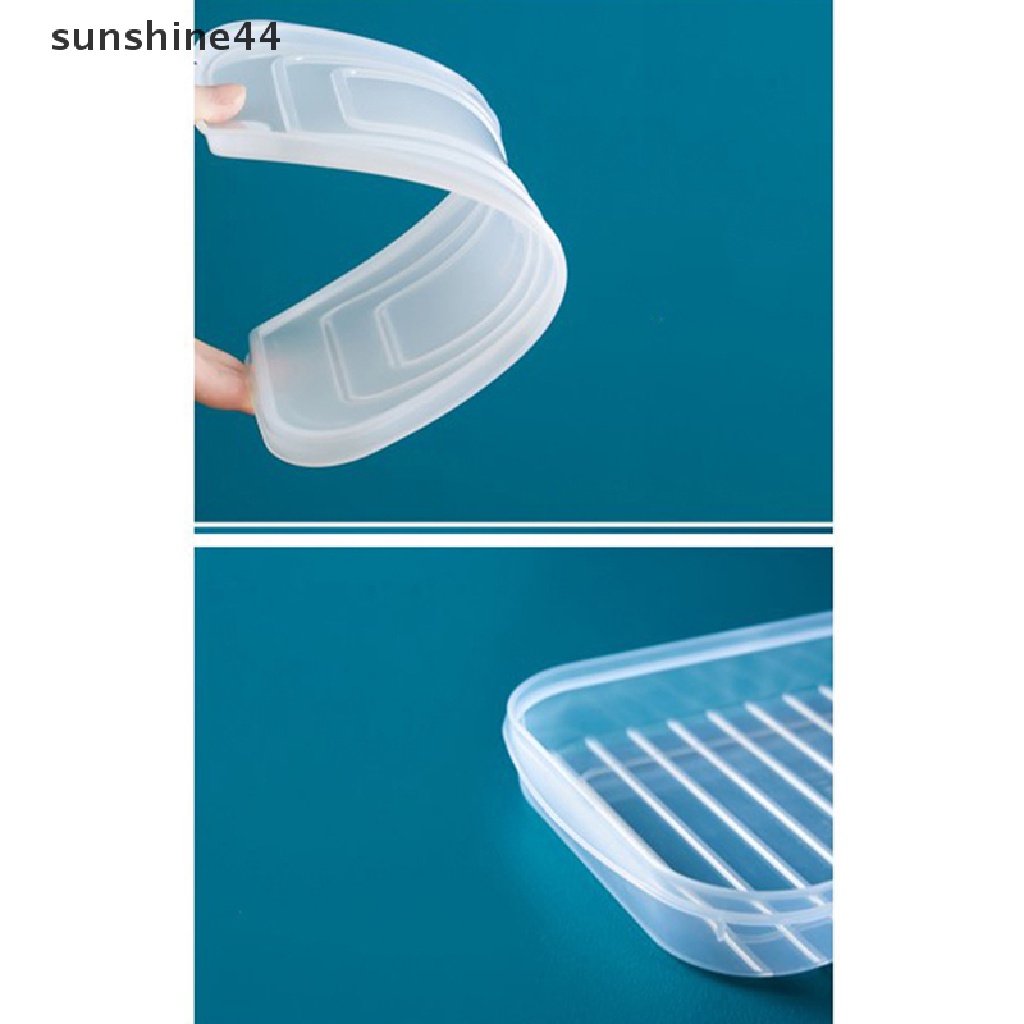 Sunshine Tempat Penyimpanan Kulkas Daging Ikan Kotak Penyimpanan Kulkas Sayur Storage Box ID