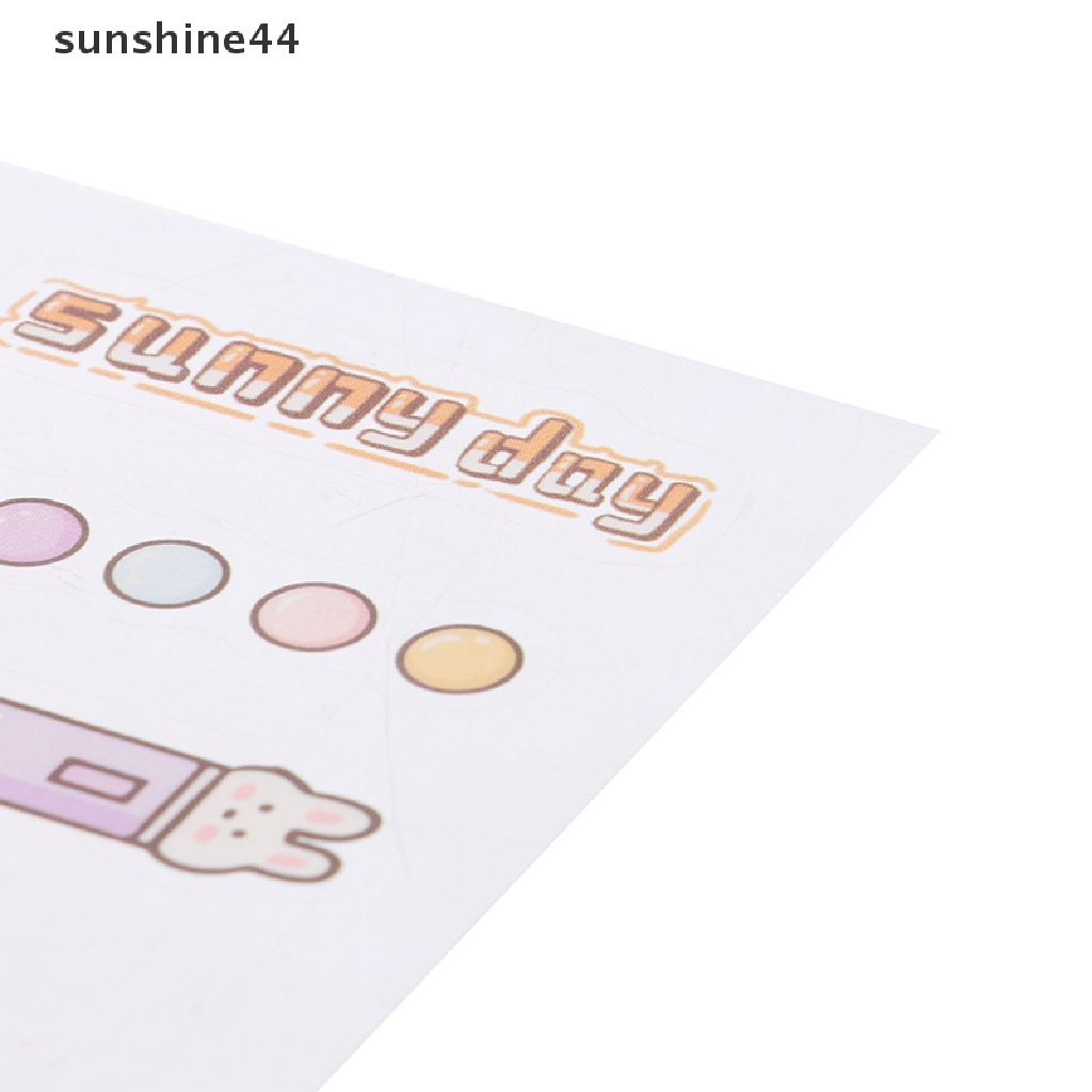 Sunshine 20lembar Stiker Motif Kartun Hewan Dekorasi Alat Tulis Hadiah Anak ID