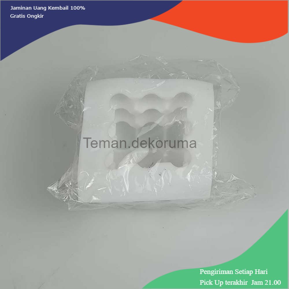 TD - DPR Miki Cetakan Kue 3D Cube Baking Cake Dessert Molds Candle Silicone - MH02