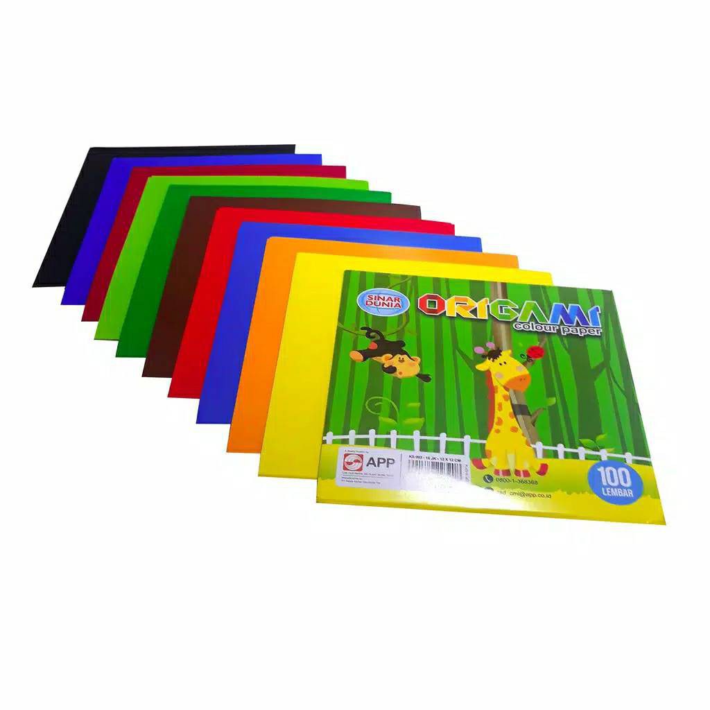 

Kertas lipat ( Origami ) SiDu 12 x 12 cm - 100 lbr