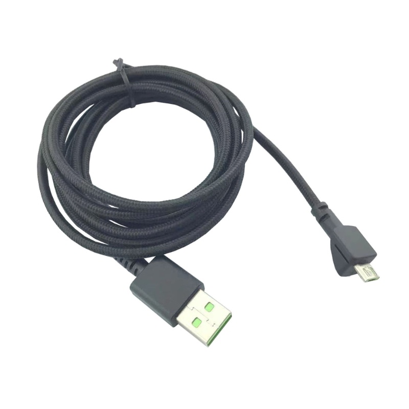Zzz Nylon Braided Micro USB Charging Cable Untuk Seiren Mini Microphone High Speed Micro USB Wires Microphone Cord Ganti
