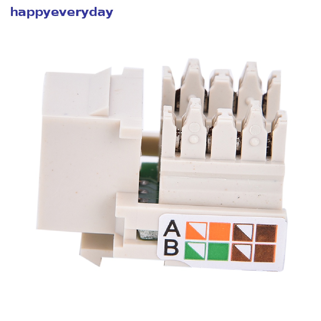 [Selamat] Cat5 RJ45 Punch Down Keystone Jack CAT5 Jaringan Eterna RJ45 Putih Lot  Baru CAT5 RJ45 Punch Down Keystone Jack CAT5 Network Ethernet RJ45 Putih Lot  Hot Cat5 RJ45 Pukul