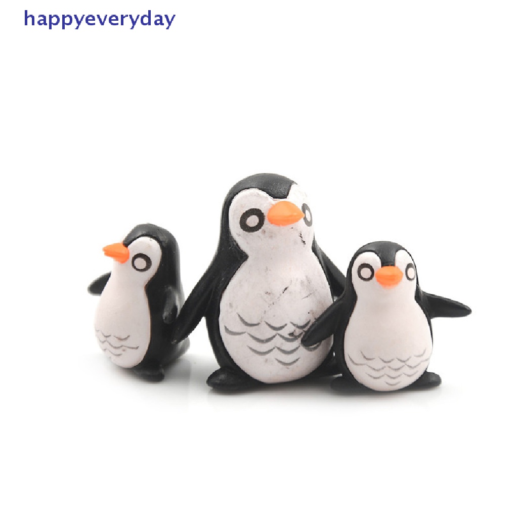 [happy] 5pcs Fashion DIY Pinguin Ornamen Miniatur Berkebun Dekorasi Rumah Boneka Hadiah Mini [ID]