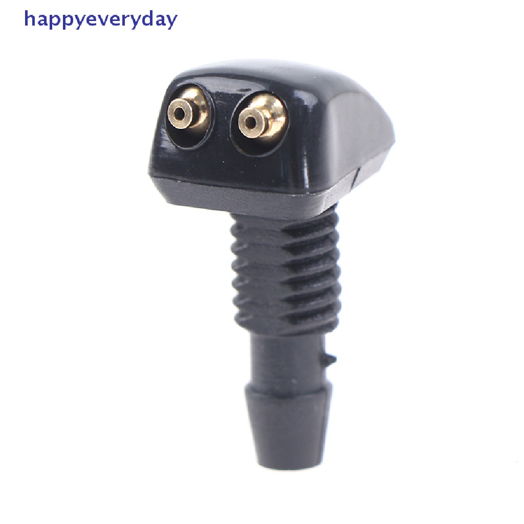 [happy] 2x Universal Front Windshield Washer Wiper Nozzle er Stopkontak Spout Air [ID]