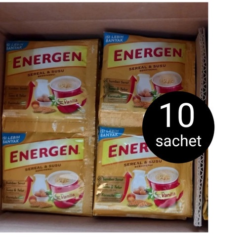 

Energen Sereal & Susu Rasa Vanila Isi 10 32gr