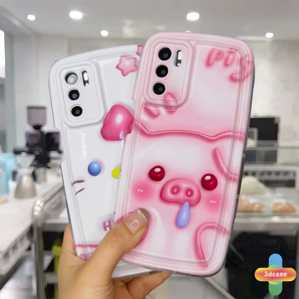 Case HP OPPO A57 A57S A57E A55 A7 A5 A9 A17 A17K A31 A53 A33 2020 A15 A54 A5S A3S A76 A96 A16 A95 A77S A12 A12S A1K A16E A16K A54S Reno 7 7Z 8Z 5 4 6 8 5F 5K 4F 4 5 06 Lite A74 A15S A52 A11K A92 A35 A36 A11 Cute Hello Kitty Silicone Soap Case