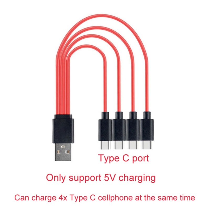 Zzz Kabel USB Charger Cord 4in1 Ubah Adaptor Type-C Untuk Hardisk Telepon Disk5V