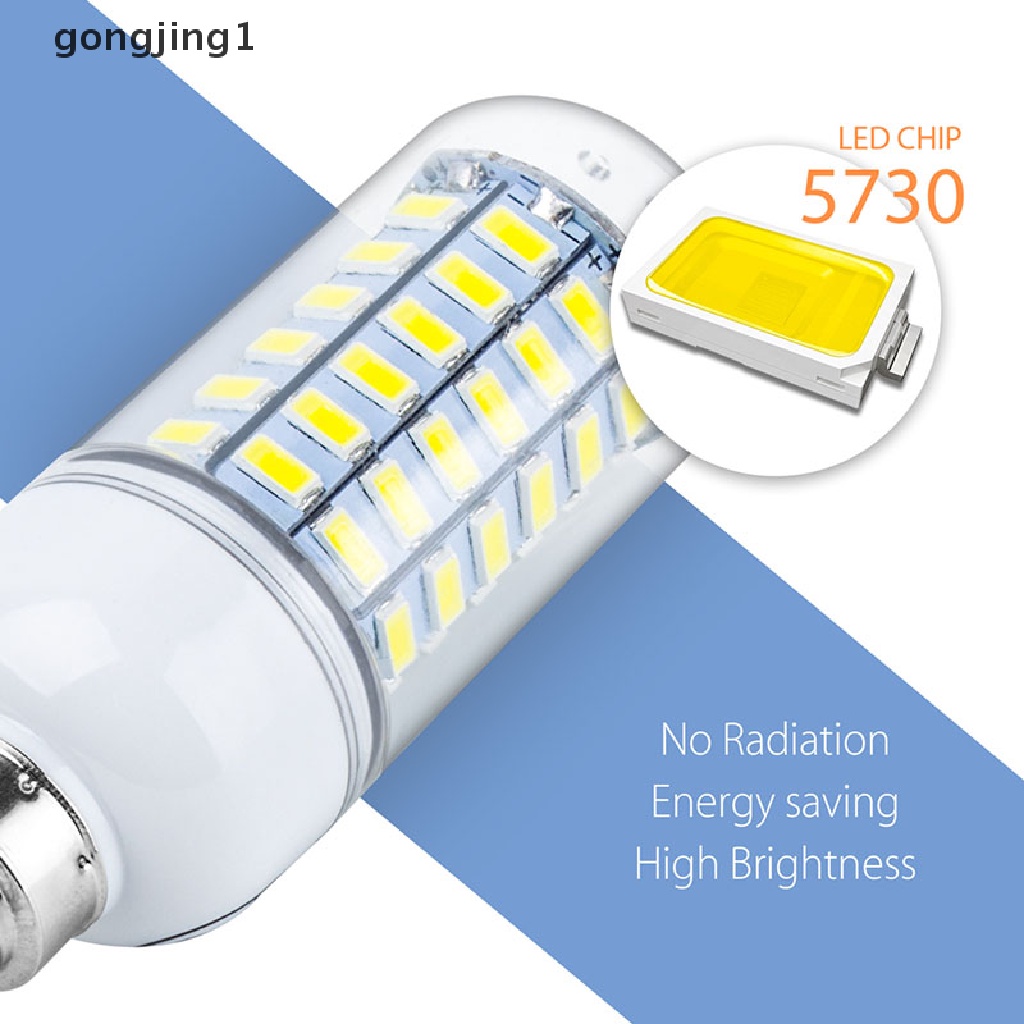 Ggg E27/E14 Lampu Jagung LED 220V Smart IC Lamps Cold White Corn Bulb ID