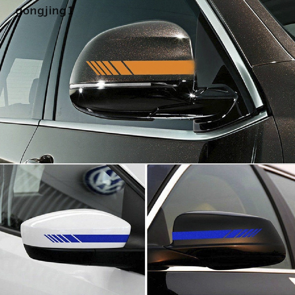 GGG 2Pcs Car Styling SUV Vinyl Graphic Sticker Rearview Mirror Side Decal Stripe DIY ID