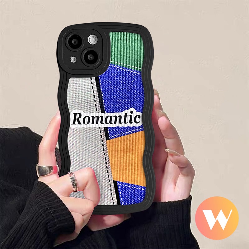 Casing Smile Splicing Kreatif Romantis Redmi Note8 11Pro 9s 9 10 11s 11 10s 10Pro Max Redmi 10A 9C 9A A1 10C 9T POCO M3 X3 NFC Pro Mi 11T Pro Wavy Edge Soft Cover