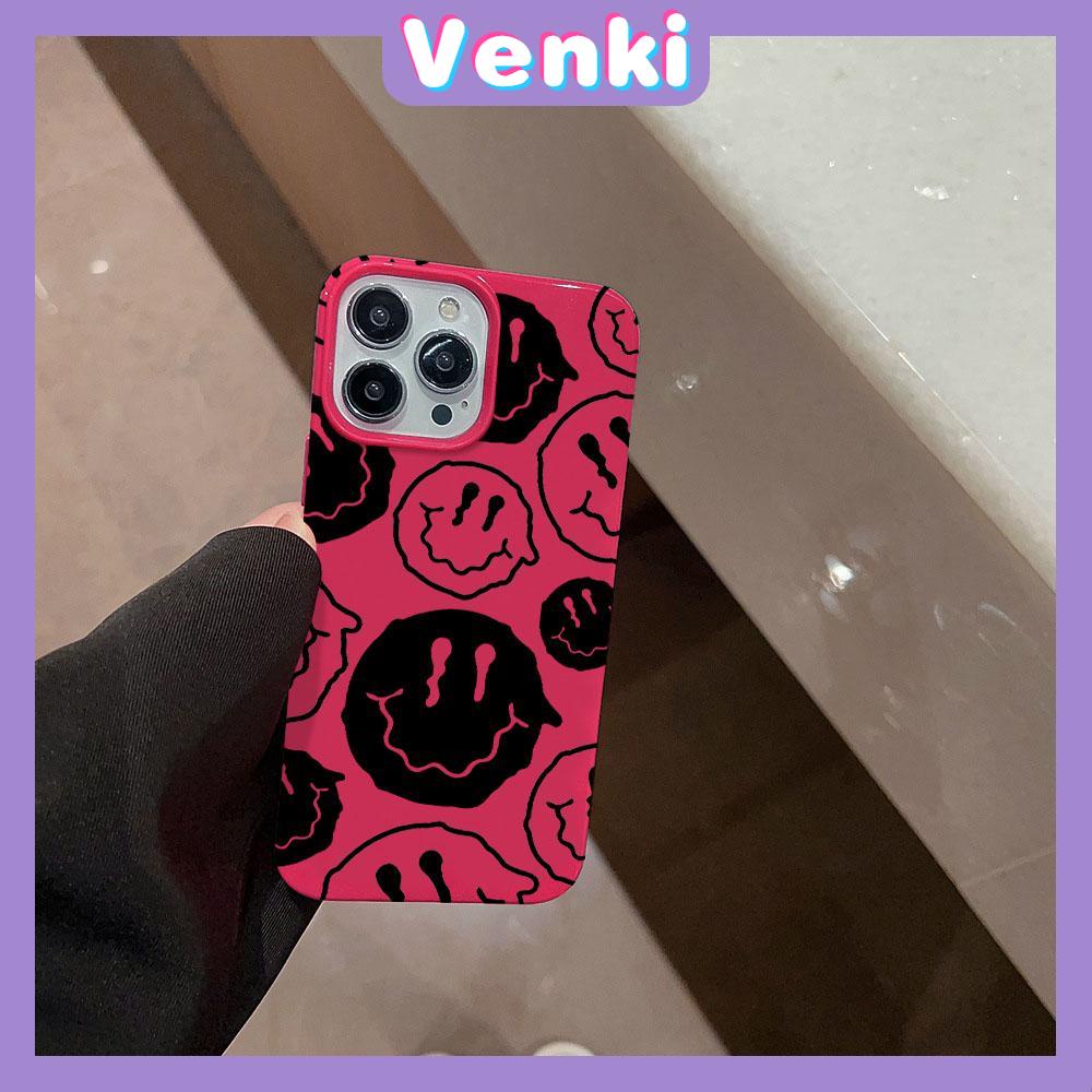 Case for iPhone 11 Soft TPU Glossy Rose Red Candy Case Cute Trendy Smiley Camera Protection Shockproof For iPhone 14 13 12 11 Pro Max 7 8 Plus X XR