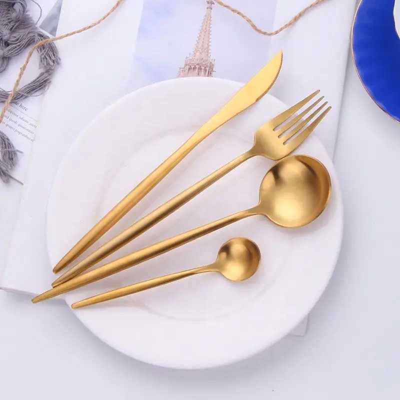 Tander Cutlery Set Perlengkapan Makan Sendok Garpu Pisau 24PCS - TD-4128