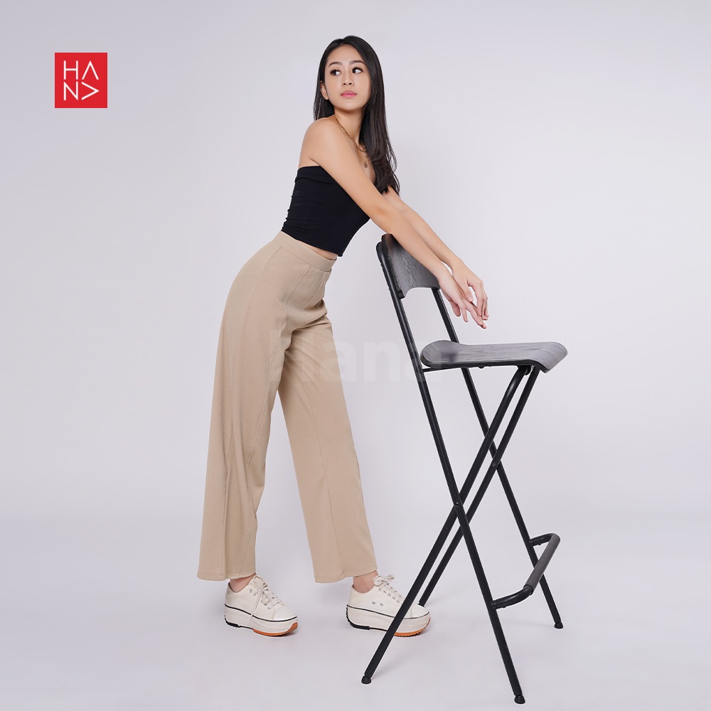 HanaFashion JKT - Sofia Loose Pants Kulot Strecth Melar Panjang - LP176