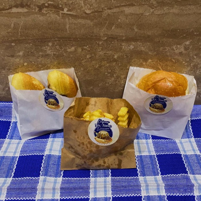 

TERBARU 2023 Paper bag / Kantong kertas size XS - Kantong Roti,Donut,Snack dll. - Cokelat