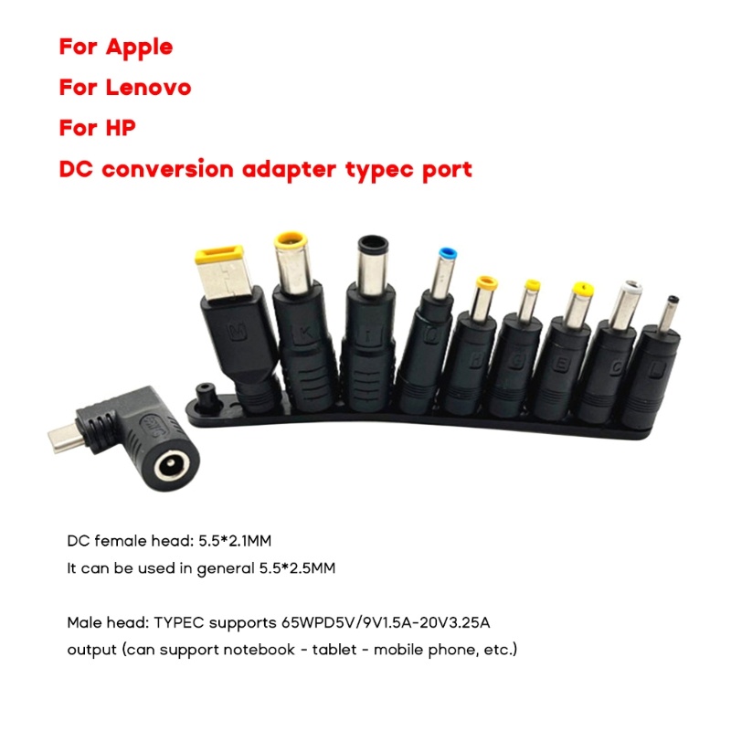 Zzz Paket 10pcs Colokan DC Jack Male Multi 5x2 1mm Kabel Komputer Adaptor Daya