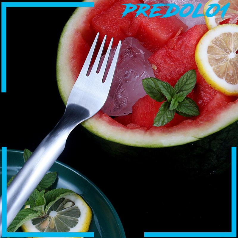 [Predolo1] 2in1 Watermelon Fork Slicer 5.91 ''Pemotong Pengiris Melon Untuk Camping Outdoor