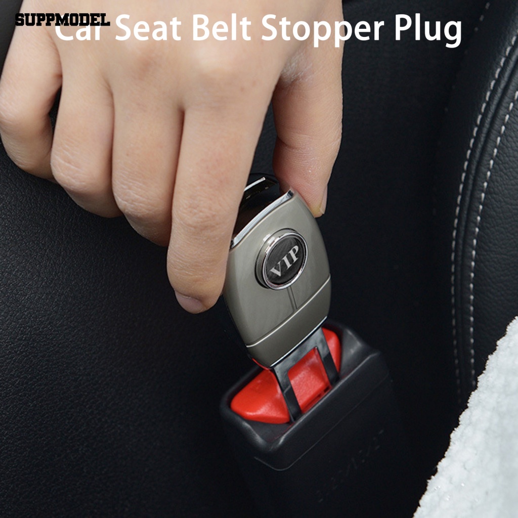 Suppmodel Zinc Alloy Gesper Sabuk Pengaman Perlengkapan Kendaraan Sabuk Pengaman Mobil Gesper Klip Stopper Plug Press Desain