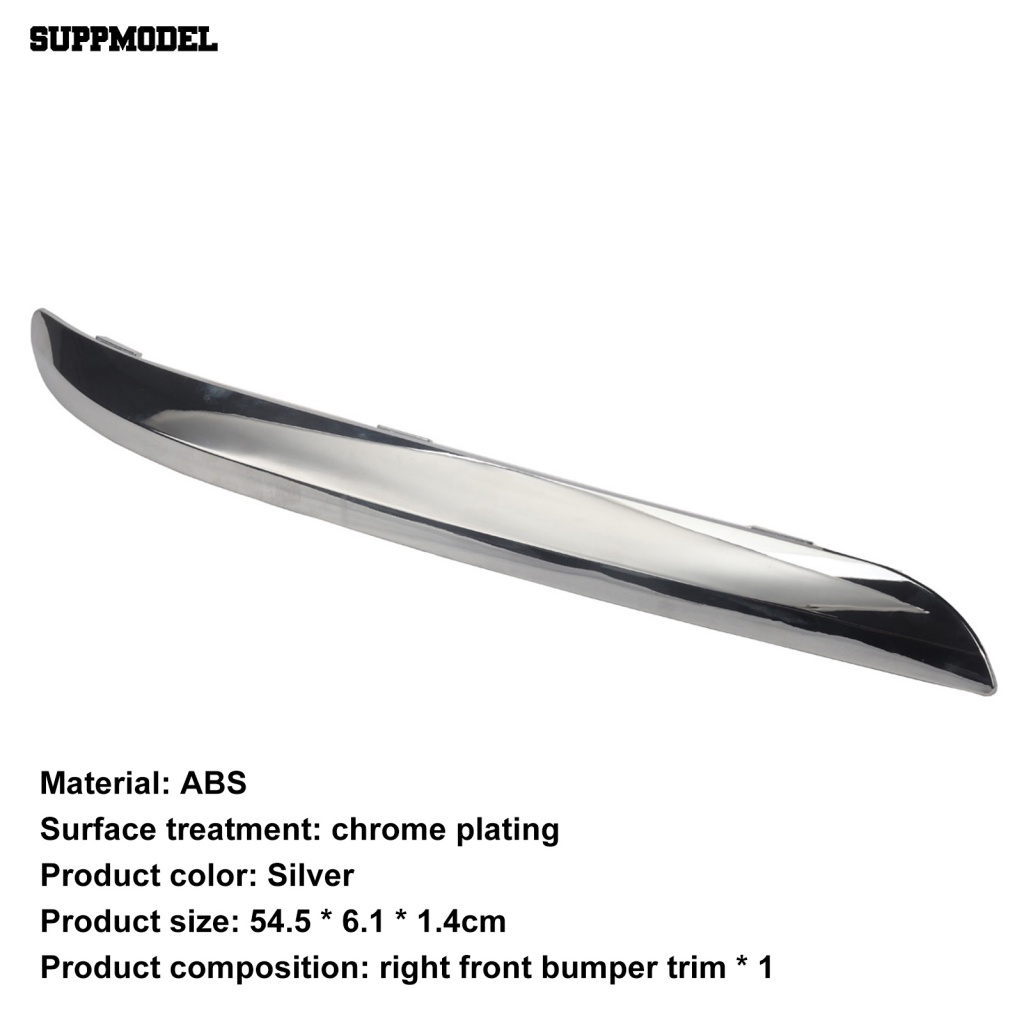 Suppmodel Lis Bumper Ringan Samping Kanan Penutup Bumper Depan Lapis Chrome 68127940Ab Compact Untuk Chrysler 300 2011-2014