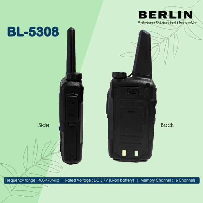Berlin Walkie Talkie HT LCD Display BL-5308 BL 5308 BL5308