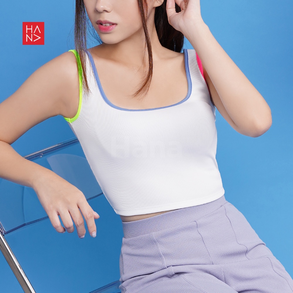 Hana Fashion - Herbie Knit Tank Top Wanita - TT401