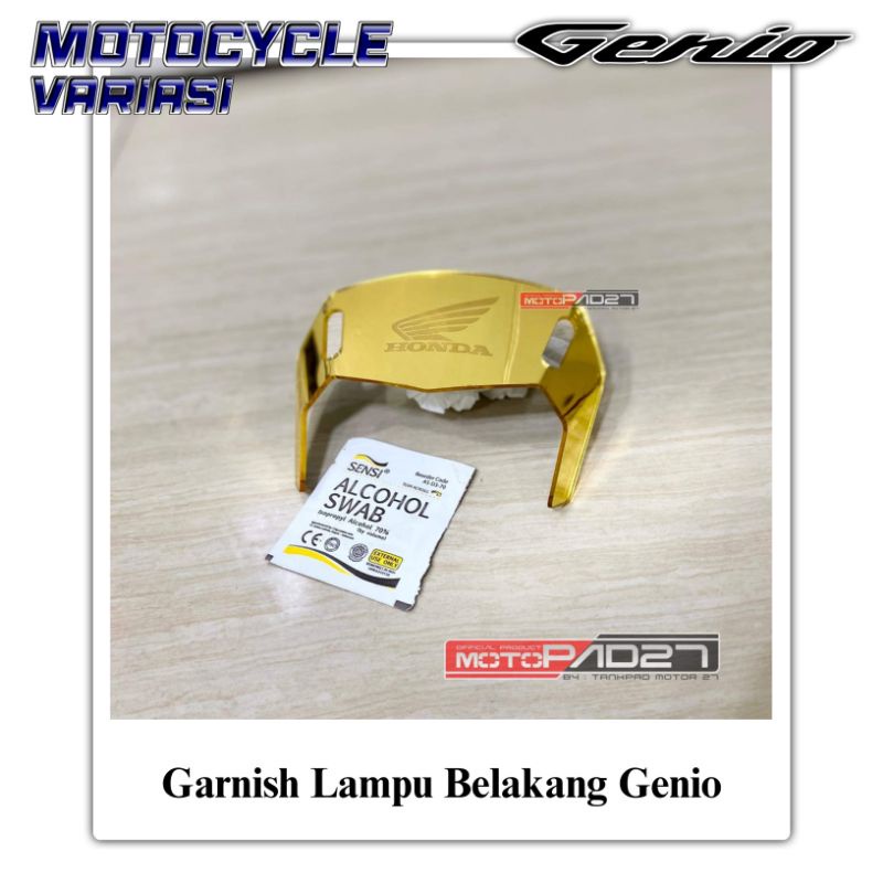 Garnish Lampu Belakang Genio Garnis Cover Lampu Belakang Honda Genio