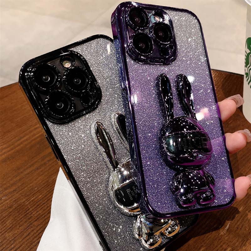 Kreatif 3D mount case iPhone 14 pro Max14 plus case Iphone13 12 pro max 11 pro max case Kamera Perlindungan Lensa Mewah Kedip TPU shockproof soft case