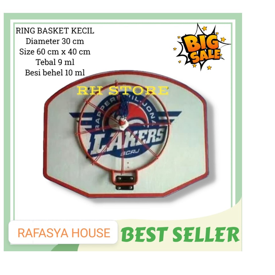 FLASH SALE PAPAN KAYU RING BASKET UNTUK ANAK-ANAK/REMAJA